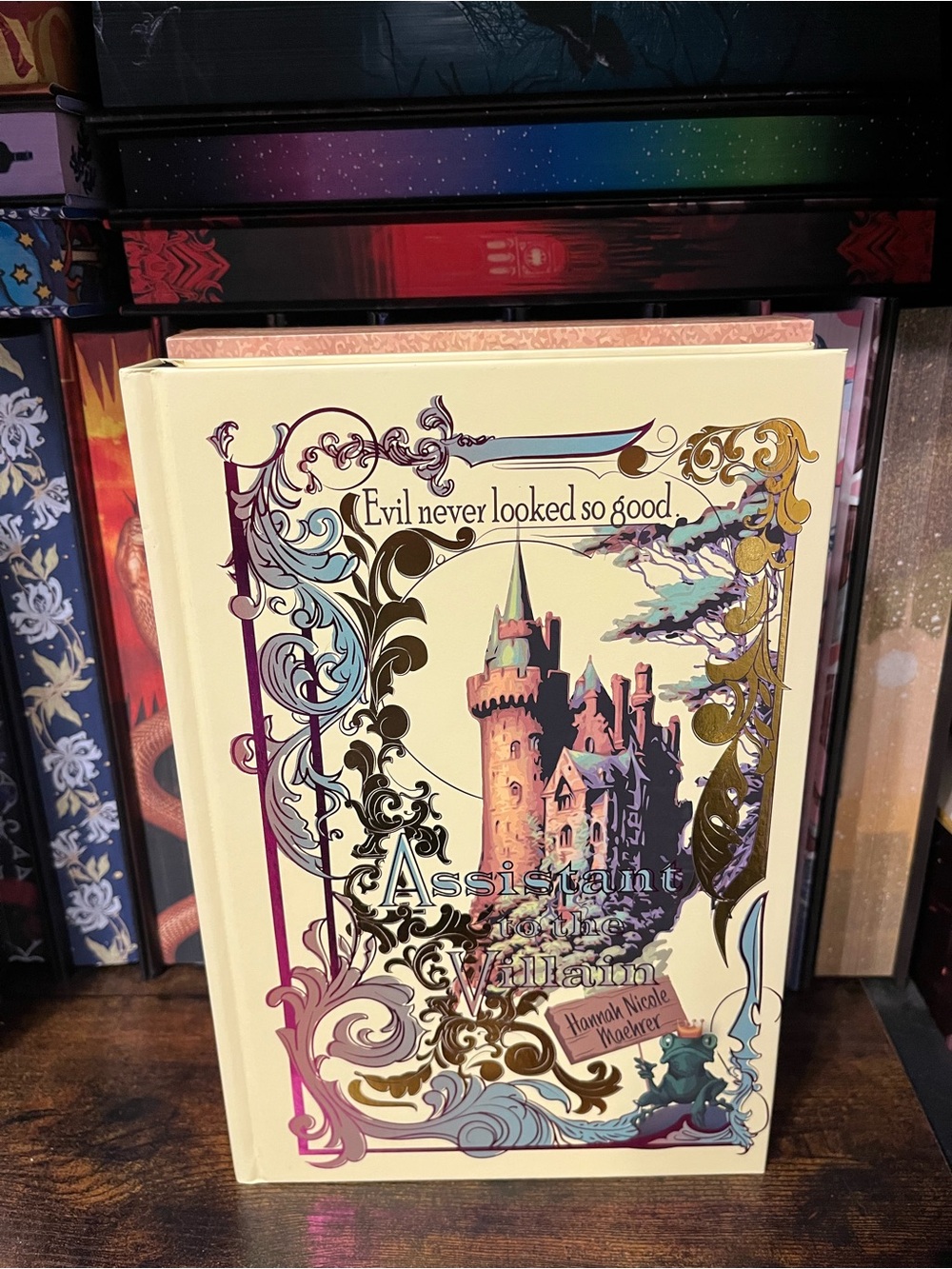 Assistant to the Villain by Hannah Nicole Maehrer Owlcrate Exclusive New